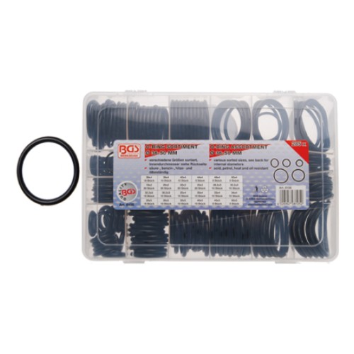 O-ring set 285 pcs 18...50mm