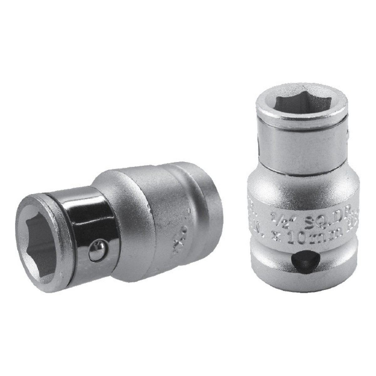 1/2" Adapter Otsikutele 10Mm(3/8") Kuuskant (130T) Triumf
