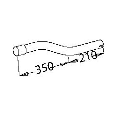 Труба глушителя MB 3814920101
