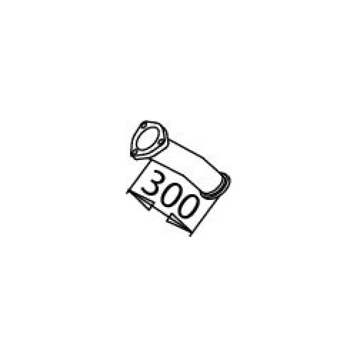 Труба глушителя MB 6204902525