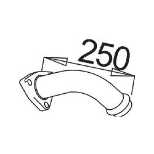 Труба глушителя MB 6524900525