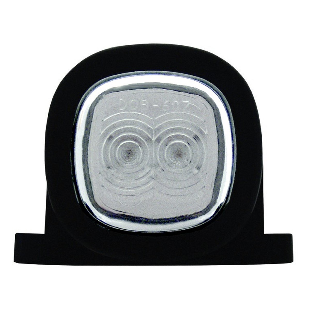 Габаритный фонарь LED жёлтый 90° 55x51 мм на крышу DOB-66Z