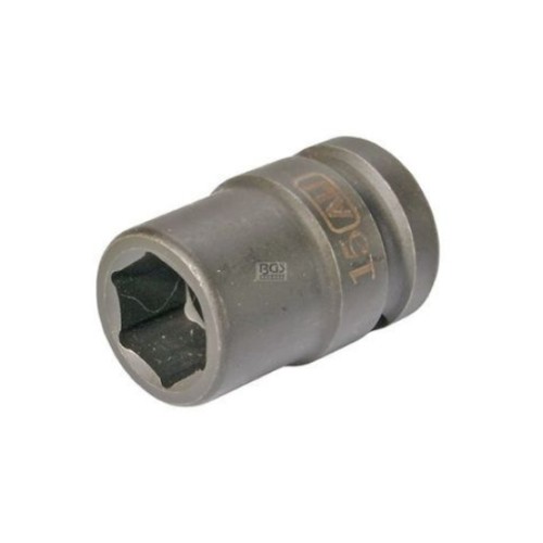 Impact socket 1/2" 15mm CrMo