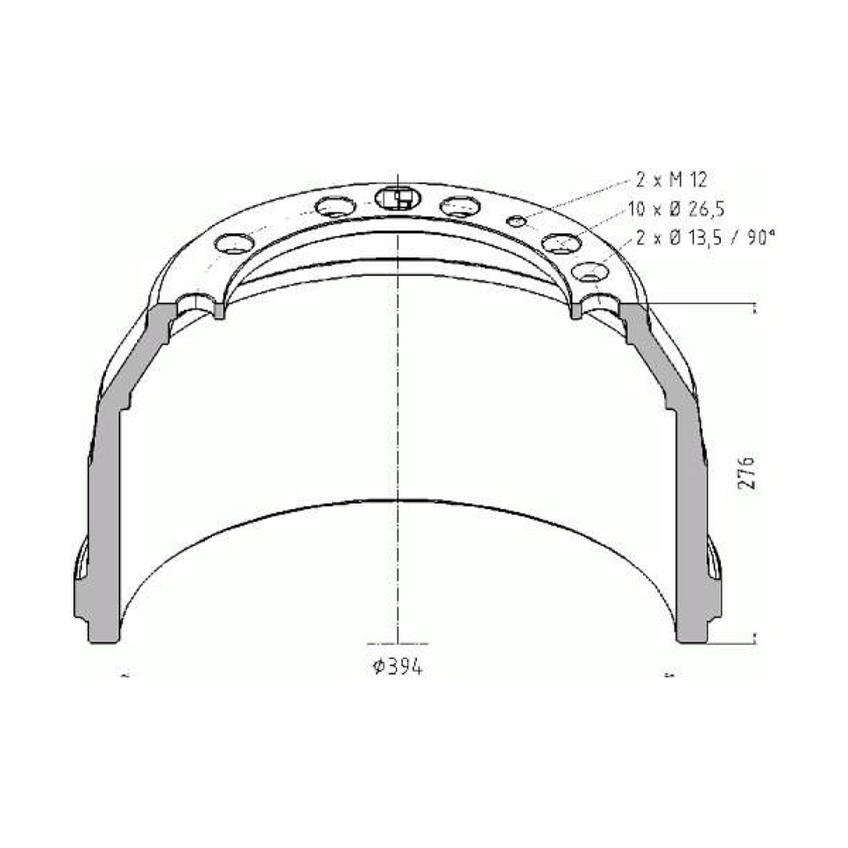 Volvo барабан 7 324005
