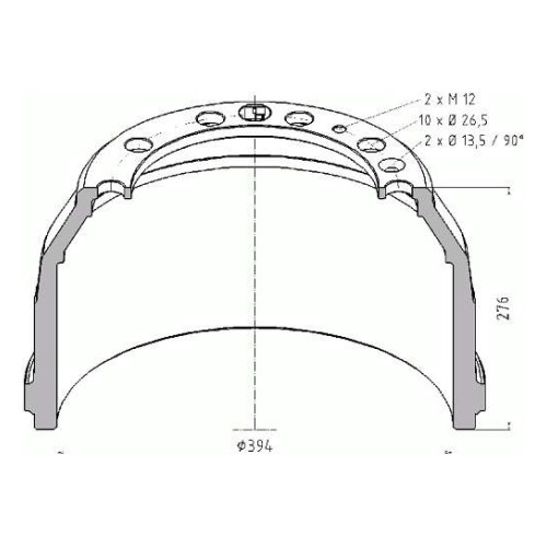 Volvo барабан 7 324005