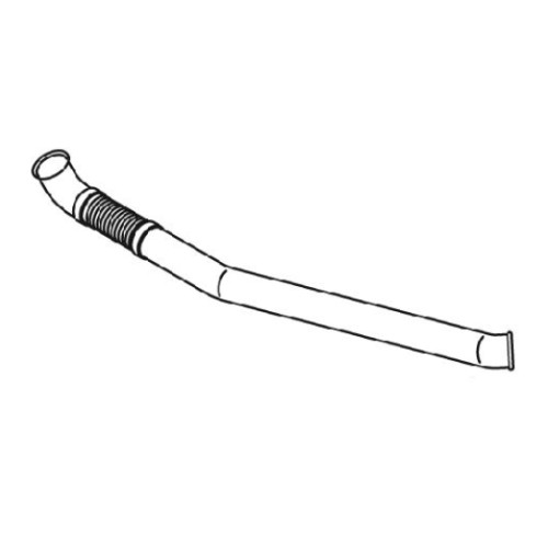 Труба глушителя 1247554 DAF 65/75/85