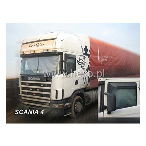 Scania 4 серии дефлектор окна, крепление под уплотнитель + клипсы