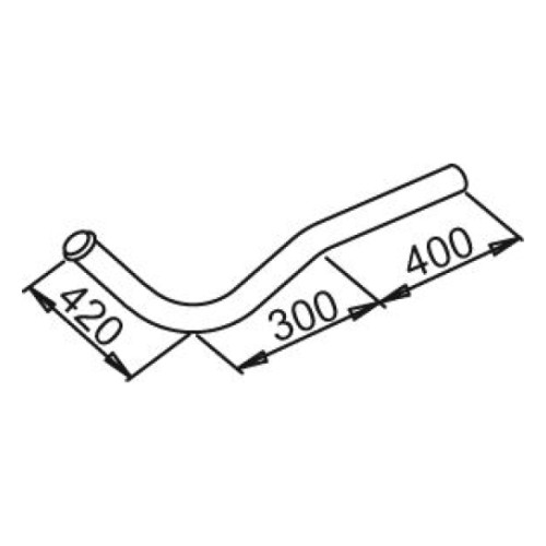 Труба глушителя MB 3894901319