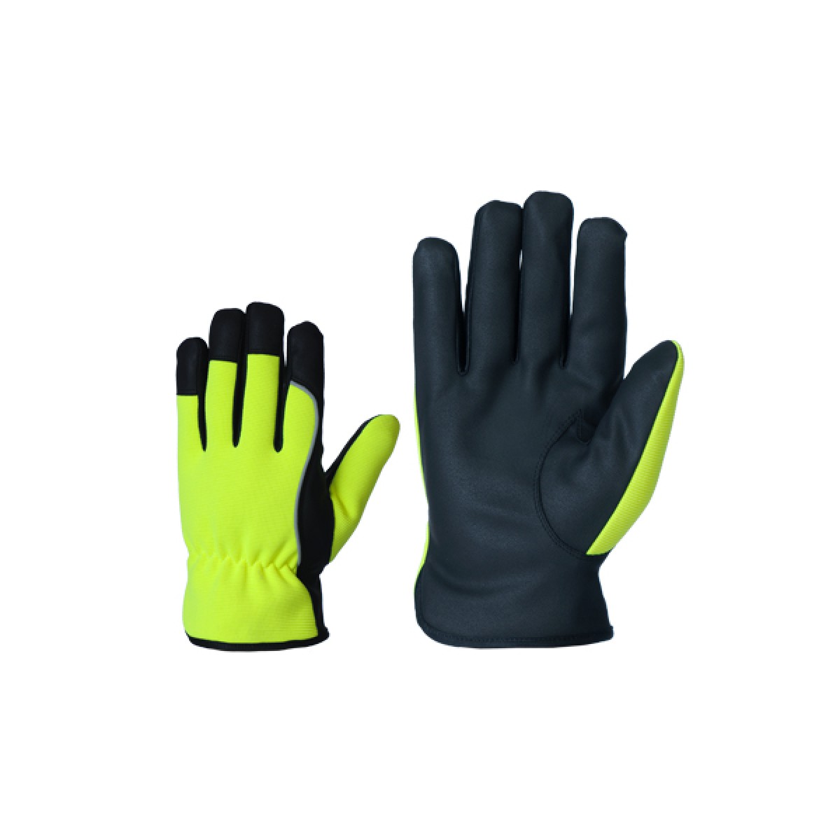320-10 Kunstnahk-Tekstiiltöökindad “Neon” 10” M+