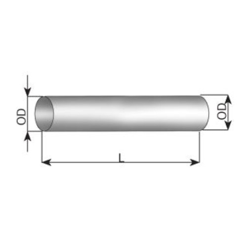 Al. прямая труба 2M 63.5Mm