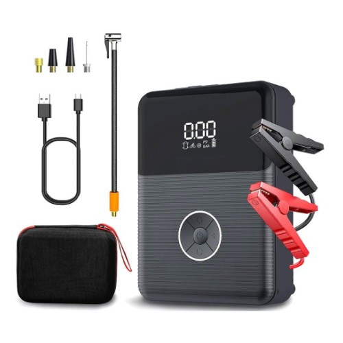 Jump starter-power bank-air pump (10bar) 12V 1000A (2000A) M+