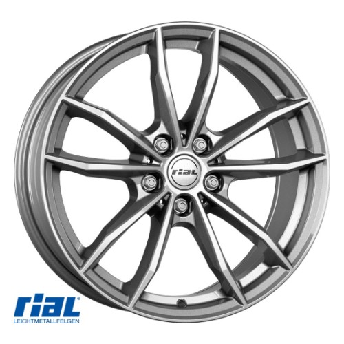 Alloy wheel Rial X12 Gr 8.0x18 5x112/15 (66.7) (Gr) (Bmw) ECE kg810