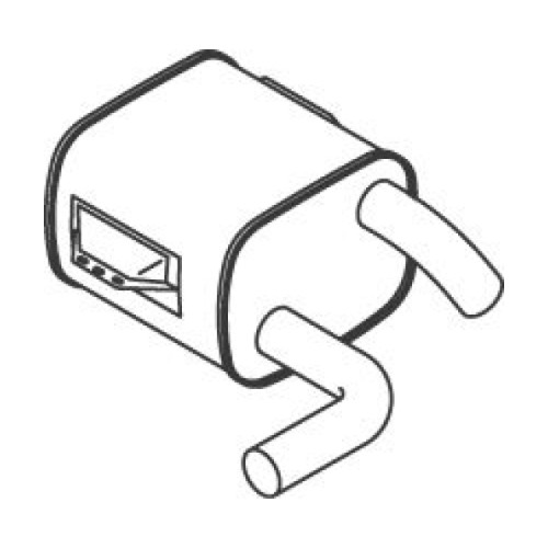 Глушитель 9734900001 MB Atego