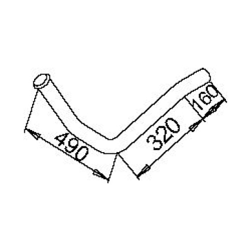 Труба глушителя MB 3894902319