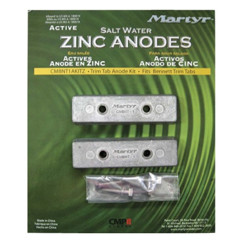Комплект анодов, цинк, настройка, bennett