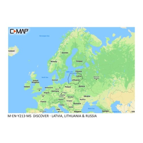 Электронная морская карта discover, латвия, литва и россия