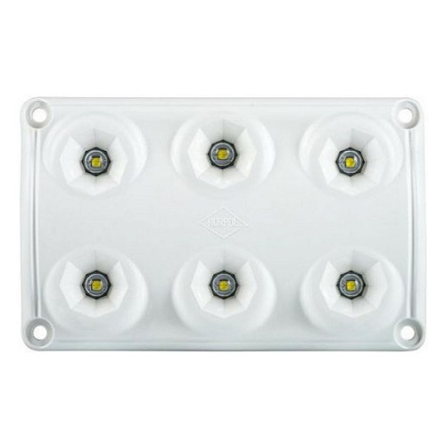 Interior light 6 LED LWD2154 75x120x16mm 12/24V IP65