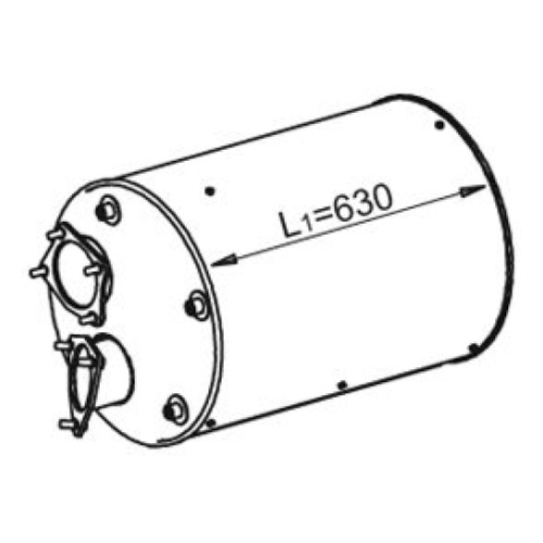 Новый номер 2021333 555004 Daf глушитель