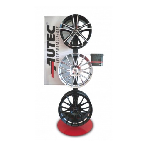 Wheel display stand Autec for 3 wheels