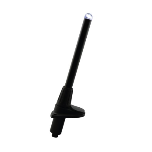 Светодиодный навигационный круглый фонарь - micro LED, 60 cm, серый