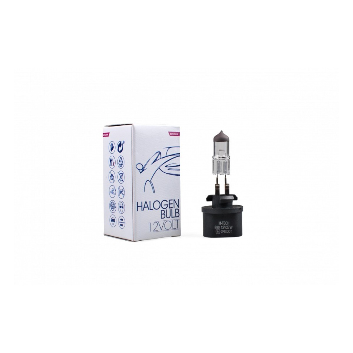 12V H27W/1 Pirn 27W Pg13 880 M-Tech