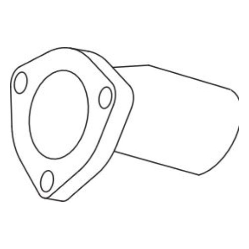 Приёмная труба глушителя VO F10