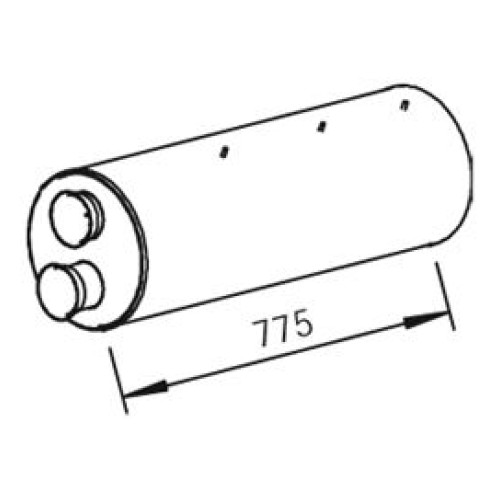 Глушитель Volvo FLC 3950740