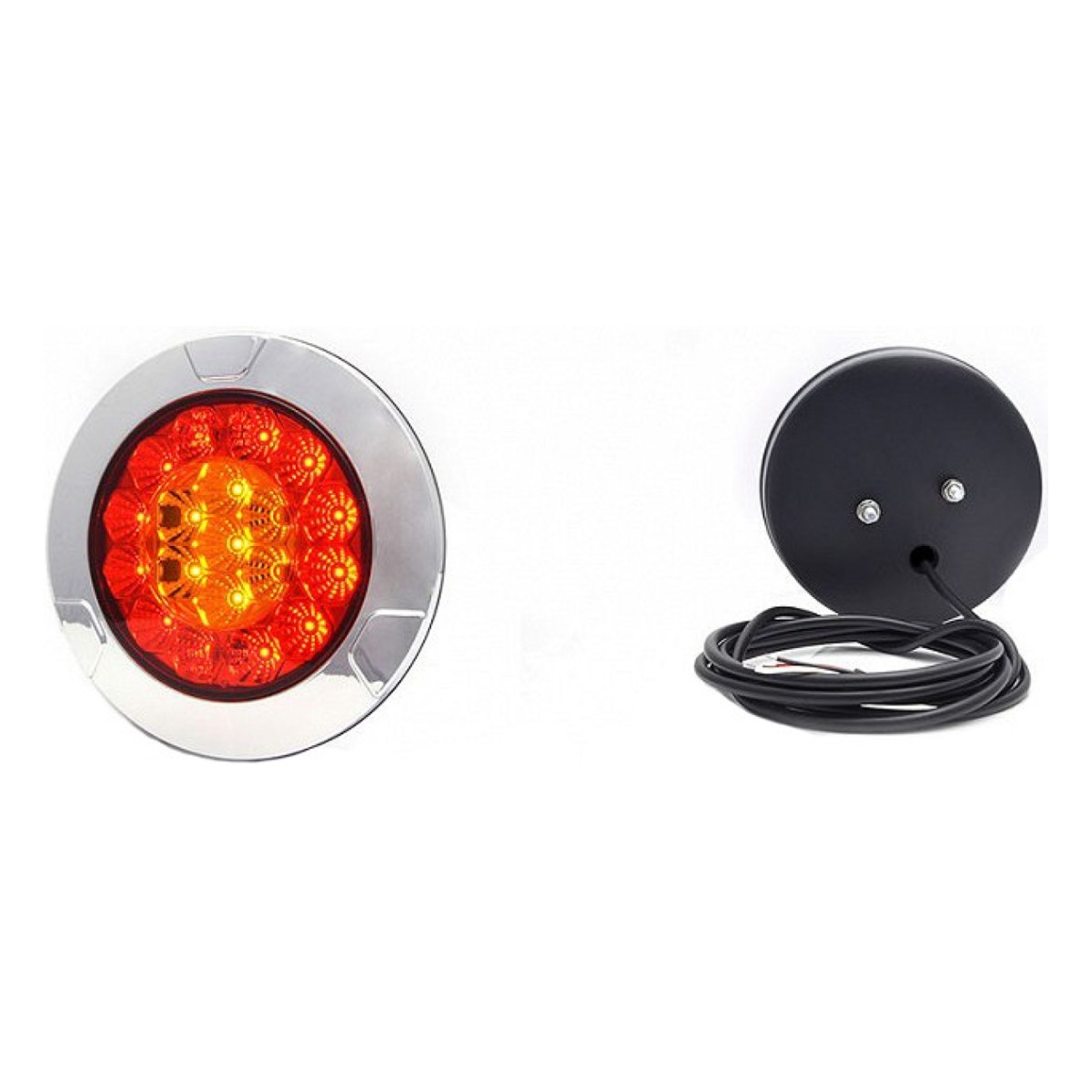 Led Tagatuli. Ümmargune. 3-Osaline 12/24V Ø152Mm