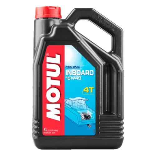 Масло для лодочных моторов Motul Inboard 4T 15W40 5 л (минеральное)