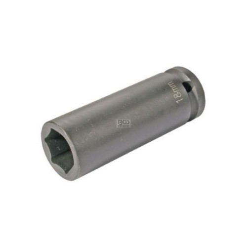 Impact deep socket 1/2" 18mm x 78mm CrMo
