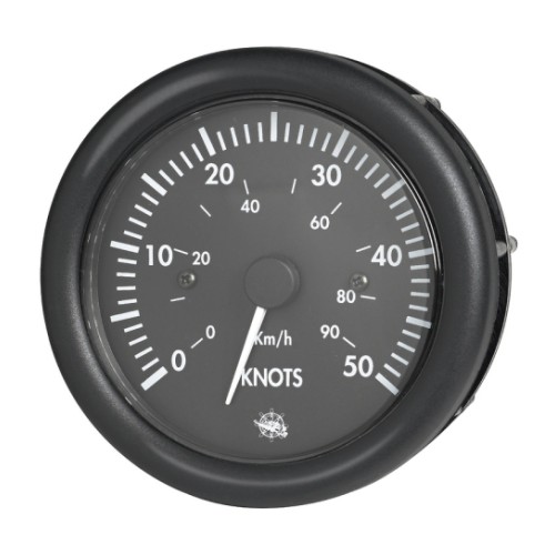 Спидометр, 0-50 ω, черный, 12V
