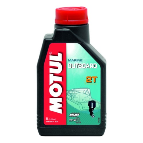 Масло для лодочных моторов Motul Outboard 2T 1 л