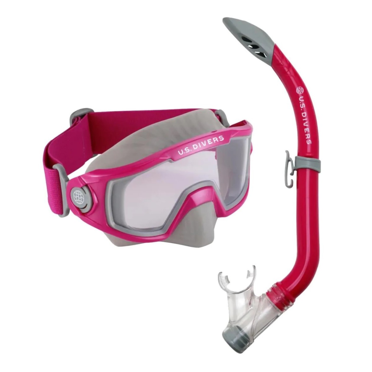 Snorgeldamiskomplekt- avila junior aqualung, hall/roosa
