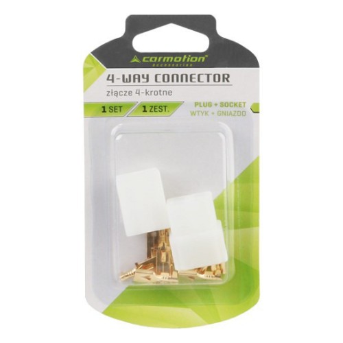 4-PIN розетка + штекер 12-24 В Carmotion