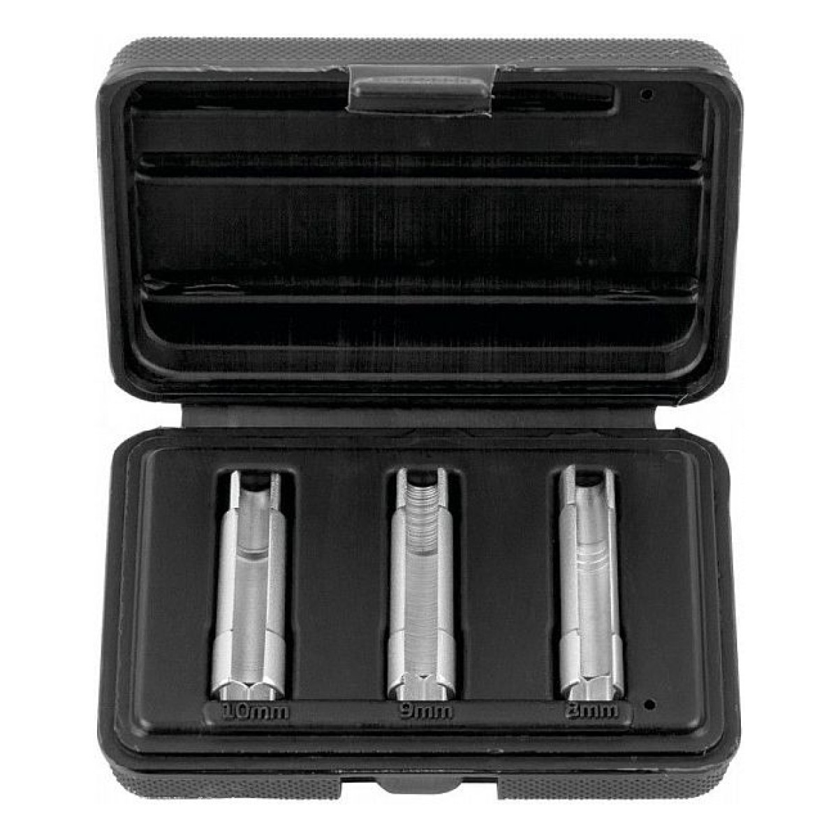3-Os. Lõhikuga Hõõgküünla Padrunite Kompl.(8/9/10Mm) Ks Tools